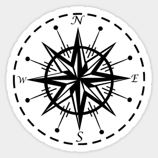 Wind rose Sticker